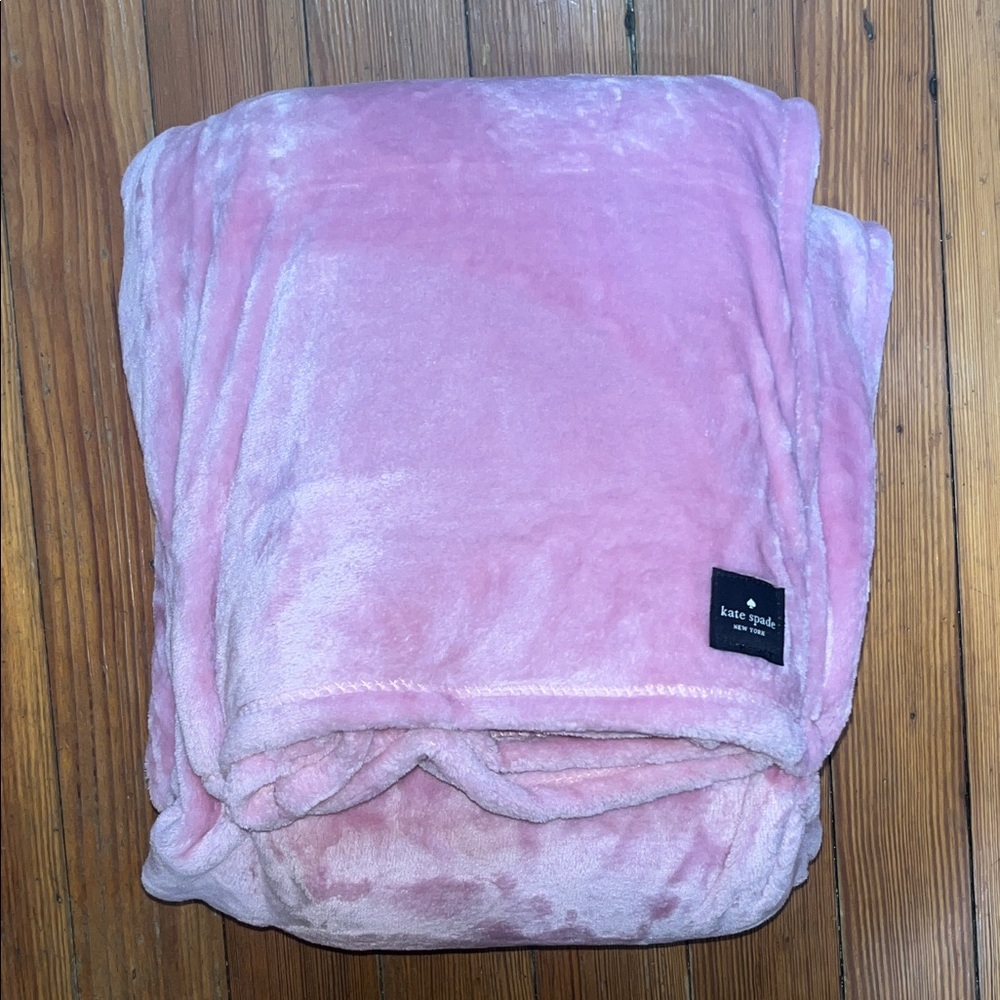 Kate Spade Soft Pink Throw Blanket
